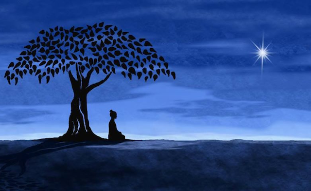 Buddha under the bodhi tree